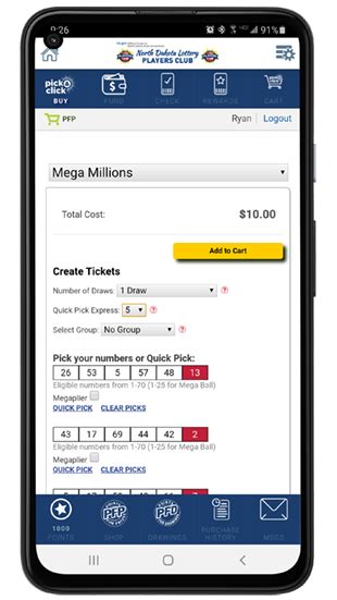 pick and click nd lottery.